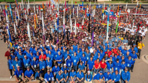 Estudantes de muitos países participaram no ano passado da International Rocket Engineering Challenge 